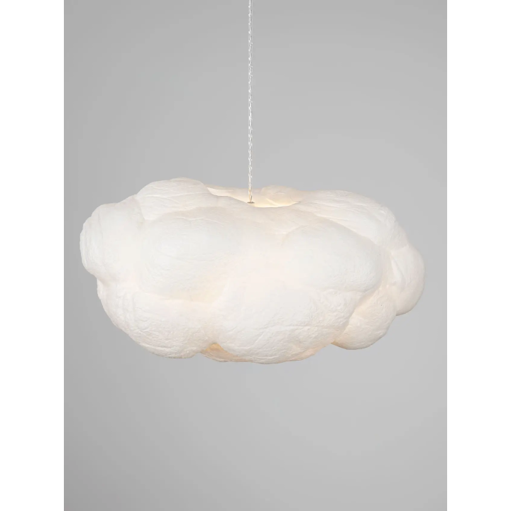 LUCES CLOUDY lampa wisząca chmura z bawełny i jedwabiu 50cm, 60cm, 80cm