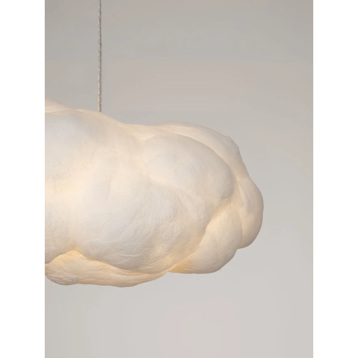 LUCES CLOUDY lampa wisząca chmura z bawełny i jedwabiu 50cm, 60cm, 80cm