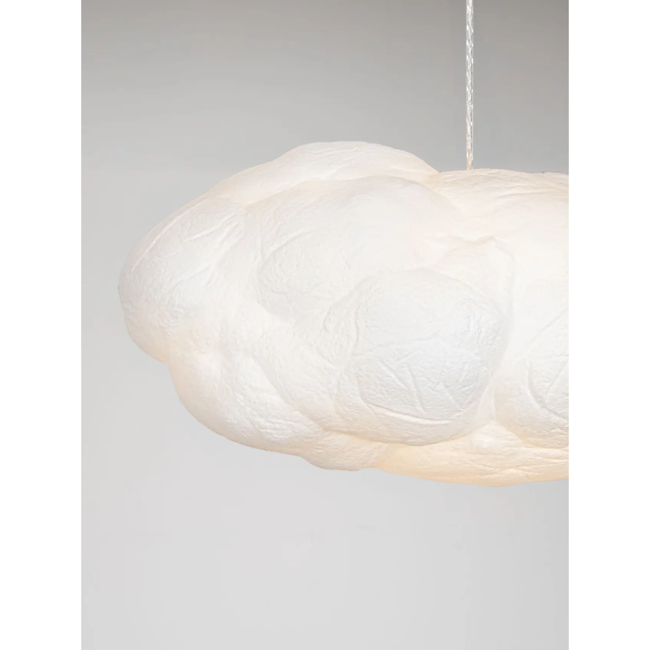 LUCES CLOUDY lampa wisząca chmura z bawełny i jedwabiu 50cm, 60cm, 80cm