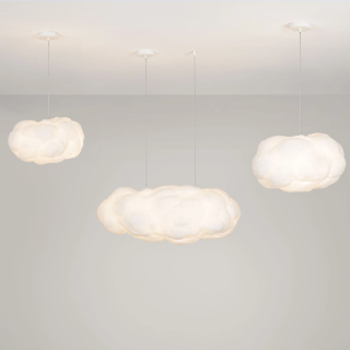 LUCES CLOUD cotton cloud pendant lamp &ndash; 50cm, 60cm, 80cm