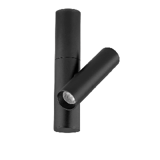 LUCES AVELO lampa sufitowa, czarny regulowany reflektor LED 3W 3000K
