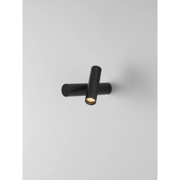 LUCES AVELO ceiling light, black adjustable 3W 3000K LED spotlight