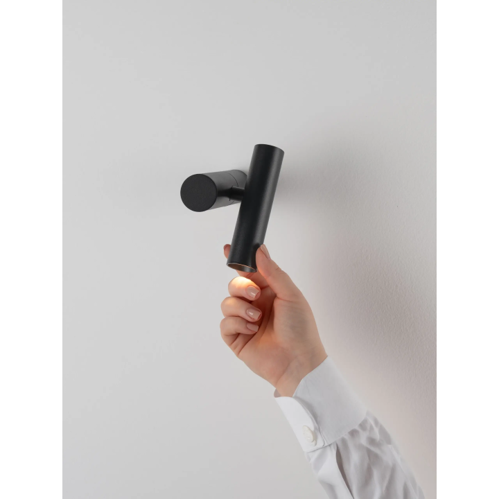 LUCES AVELO ceiling light, black adjustable 3W 3000K LED spotlight