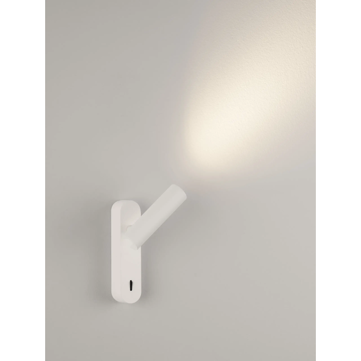LUCES ANOUK 3W 3000K LED wall lamp ideal for bedroom reading  4 colors