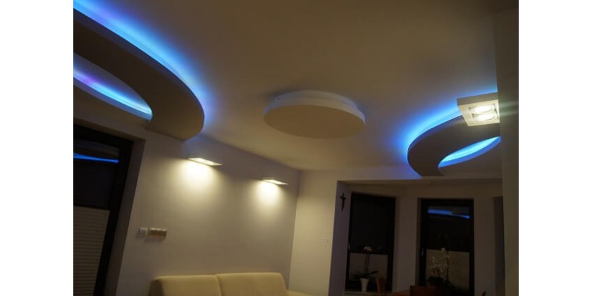 Romantic LED lighting at home