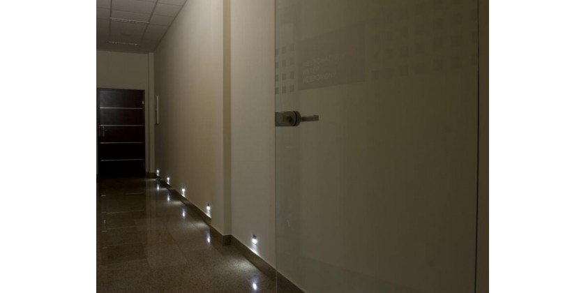 Discreet stair and corridor lighting - LED lamps