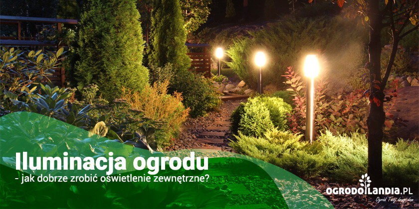 Iluminacja ogrodu - jak dobrze zrobić oświetlenie zewnętrzne?