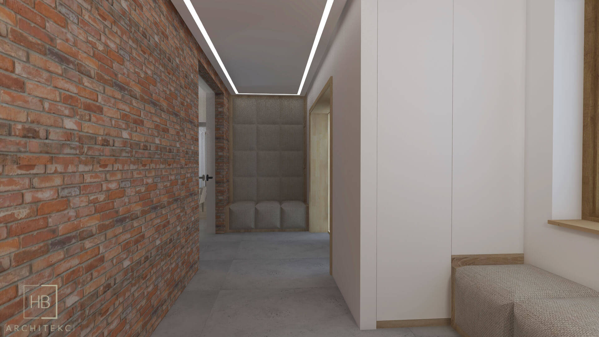 Modern recessed led profile