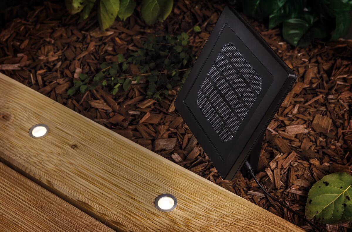 led lamps solar recessed