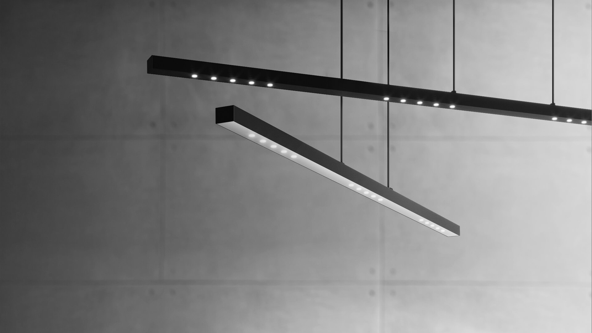 Lampa wisząca AQForm lens line led section