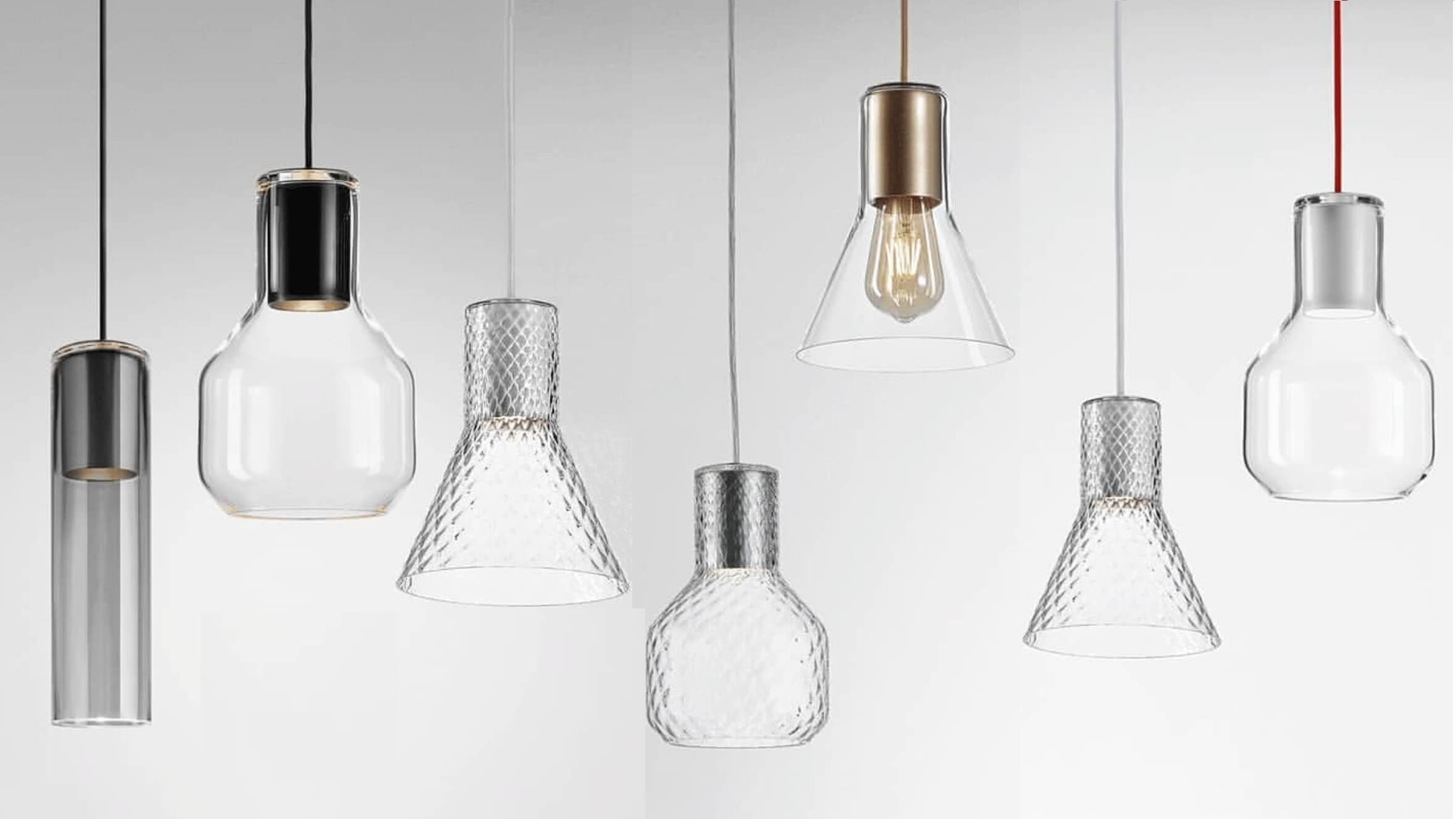 Modern glass lamps aqform