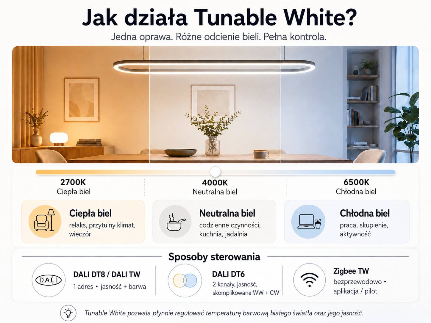 Tunable White funkcje