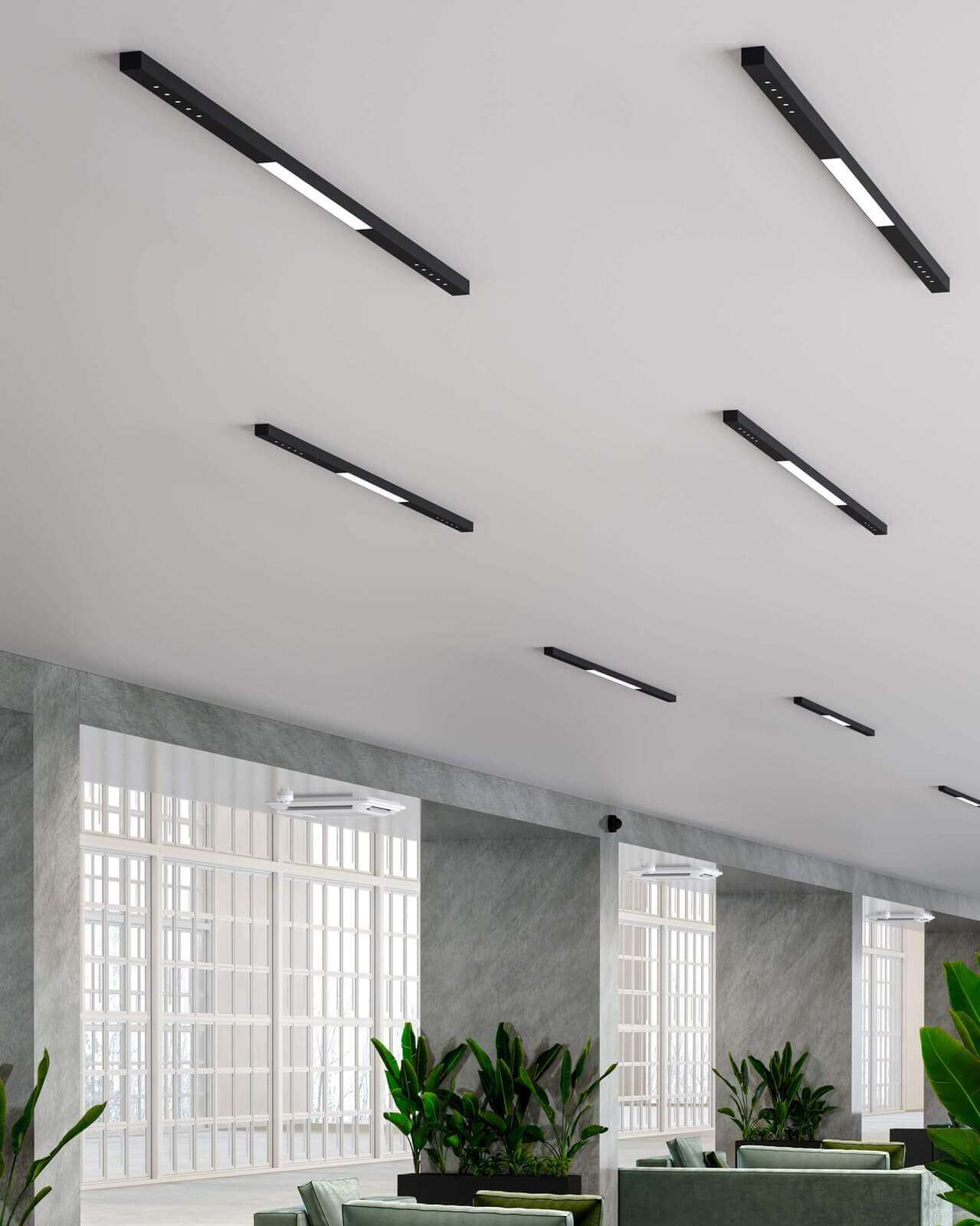 podłużne lampy sufitowe led