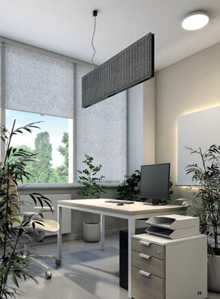 aqform sound absorbing lamps