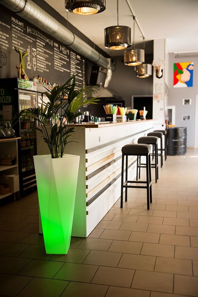 flower led pots