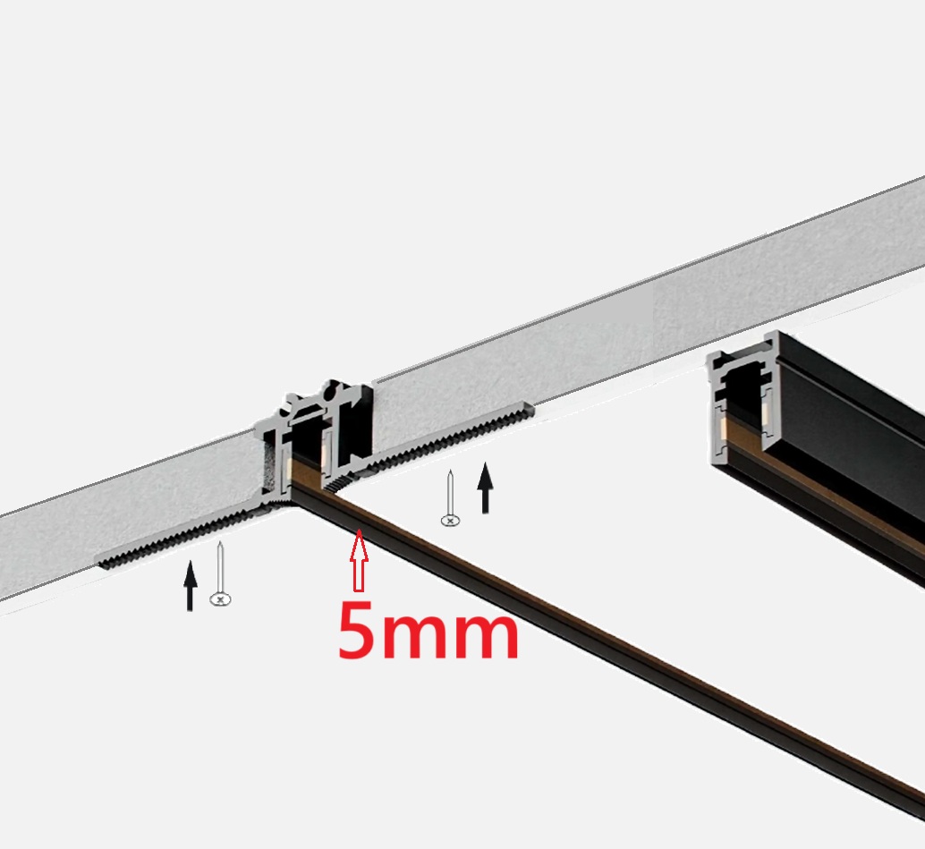 recessed fivetrack 5mm 