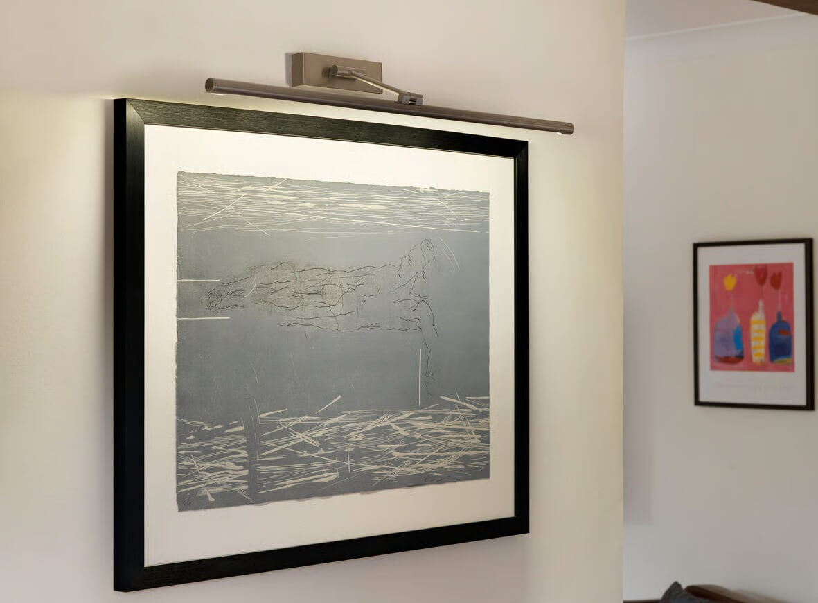 długa galeryjka obrazowa led