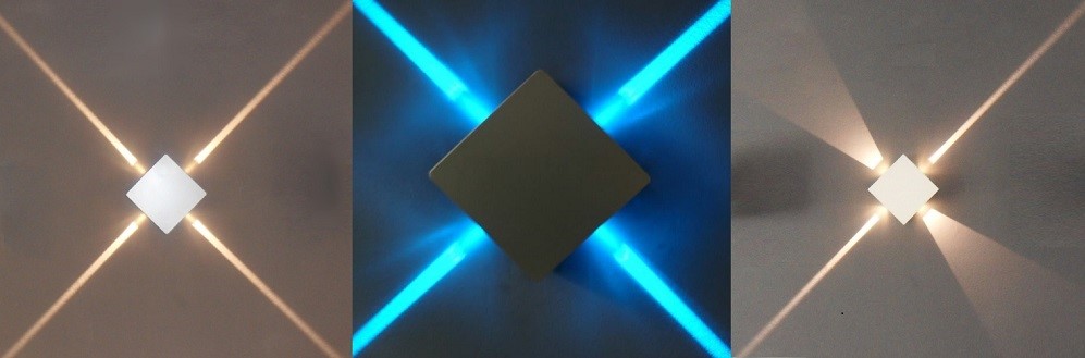 Square wall LED lamps
