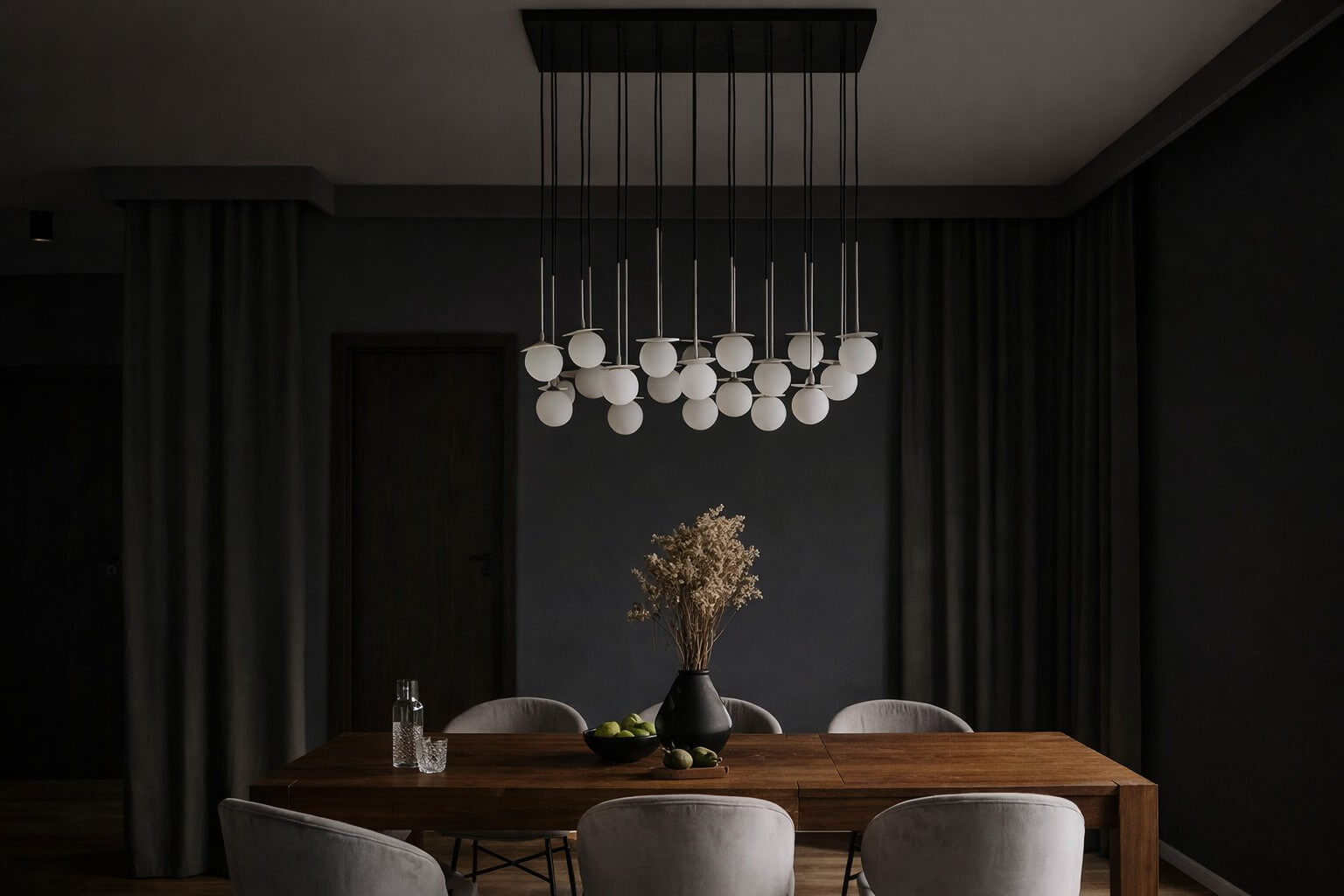 lampa sufitowa wisząca kule