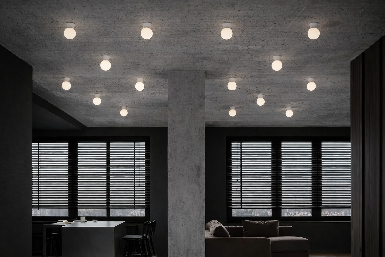 lampy kule sufitowe natynkowe