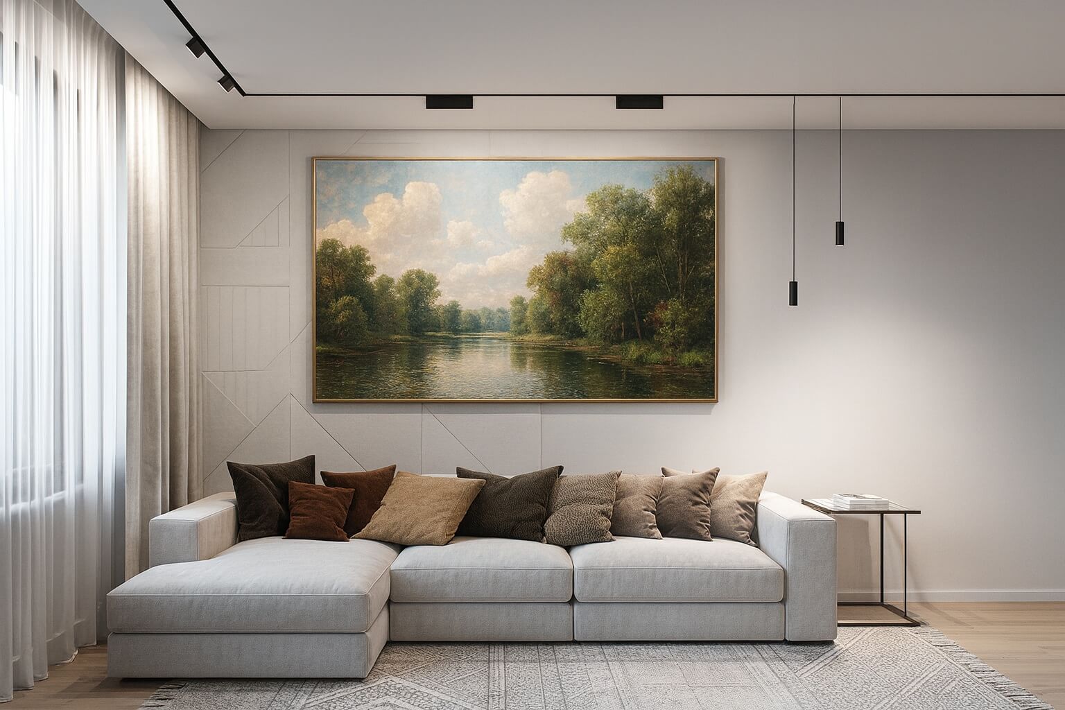 szyny magnetyczne wpuszczane czarne