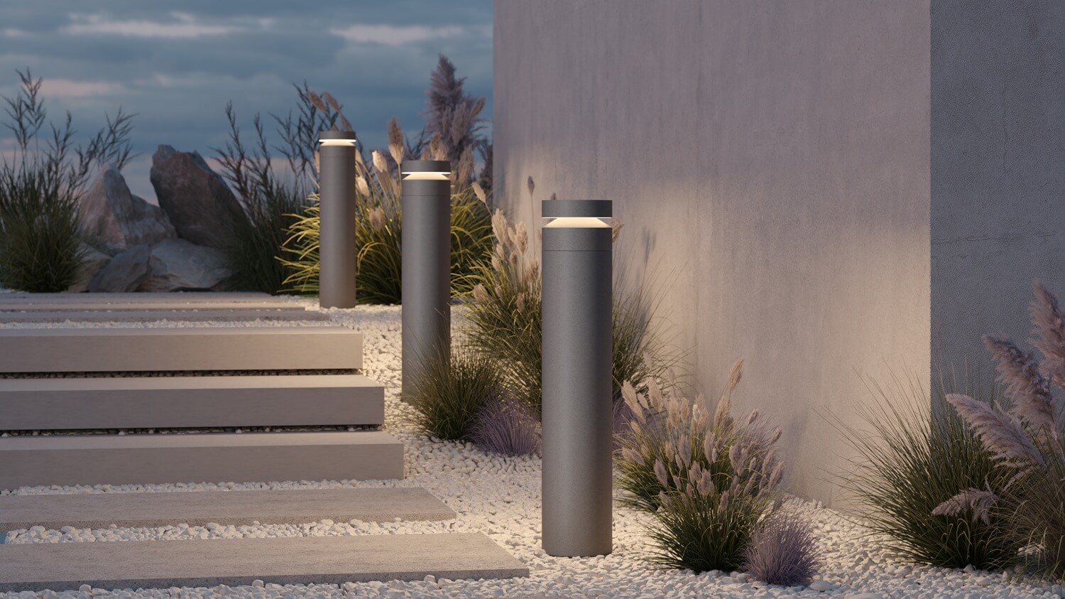 nowoczesne lampy stojące do ogrodu