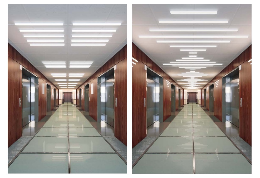 profile do taśm led na suficie