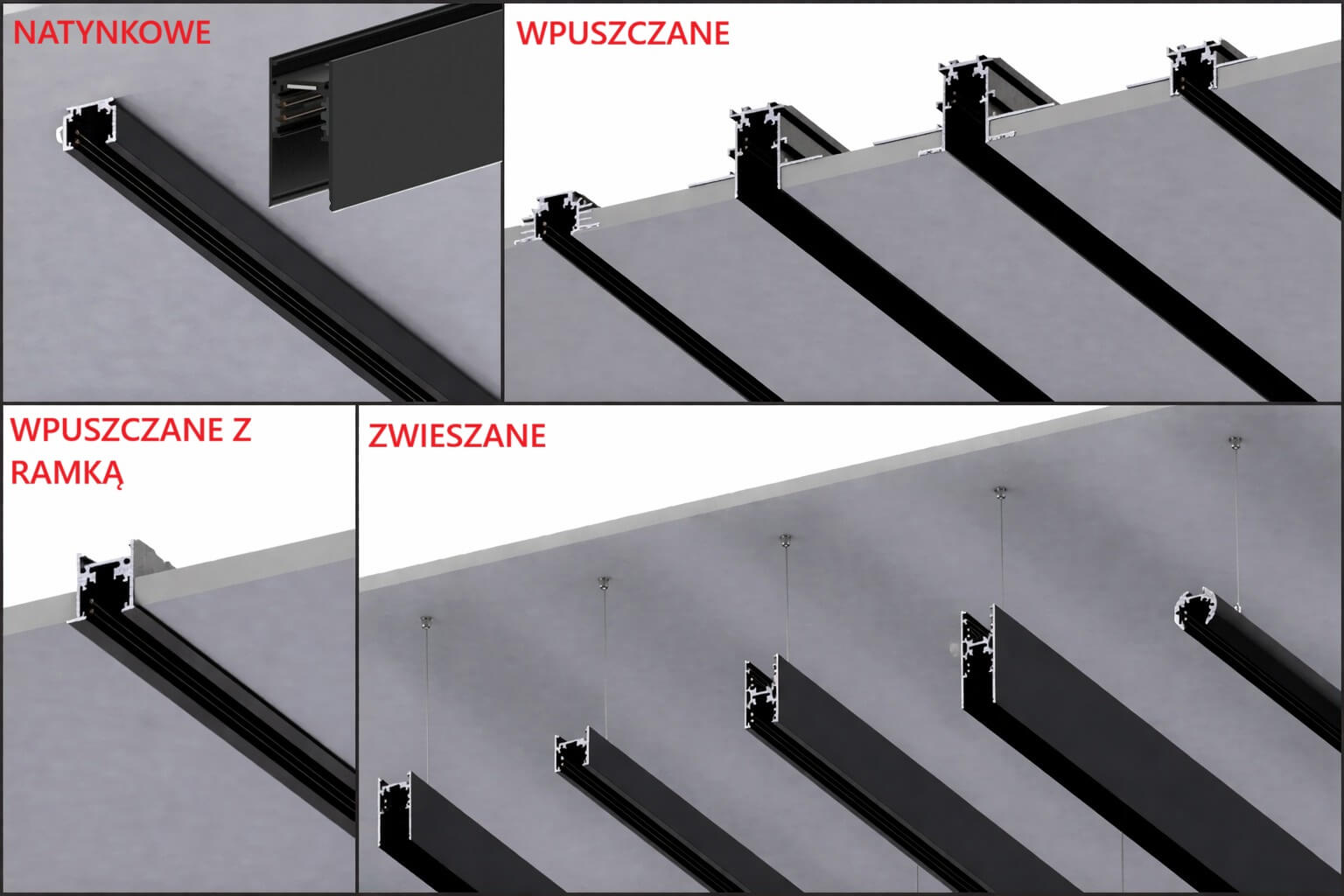 Szynoprzewód natynkowy, podtynkowy i podwieszany – porównanie montażu