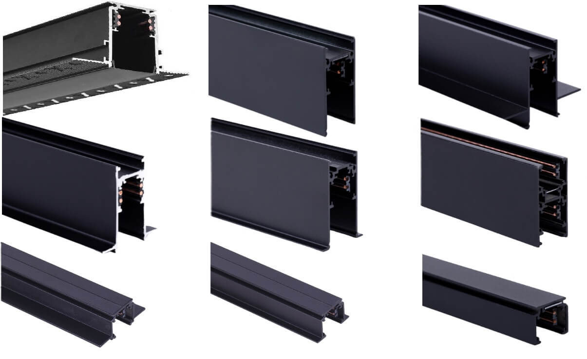 różne modele szyn magnetycznych Multiline i ich rodzaje