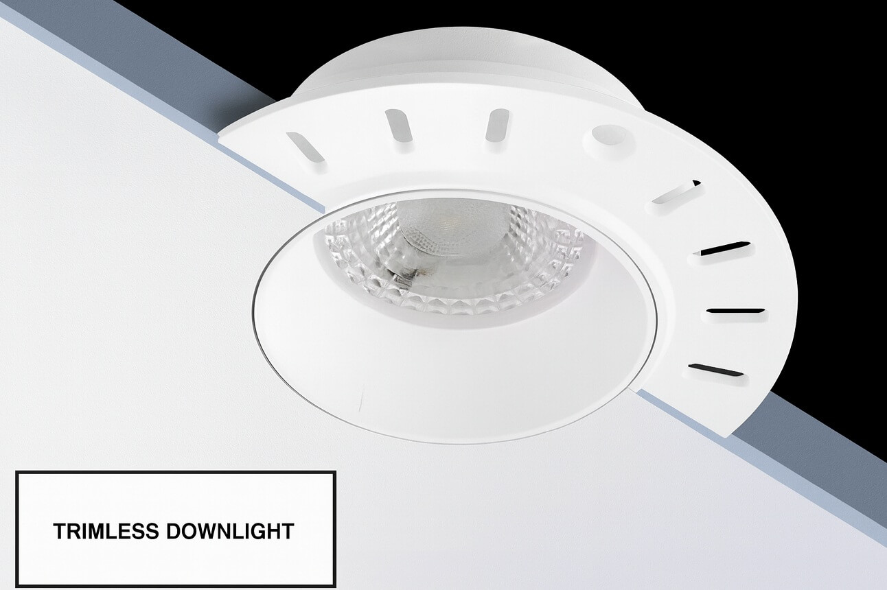 budowa oprawy sufitowej trimless