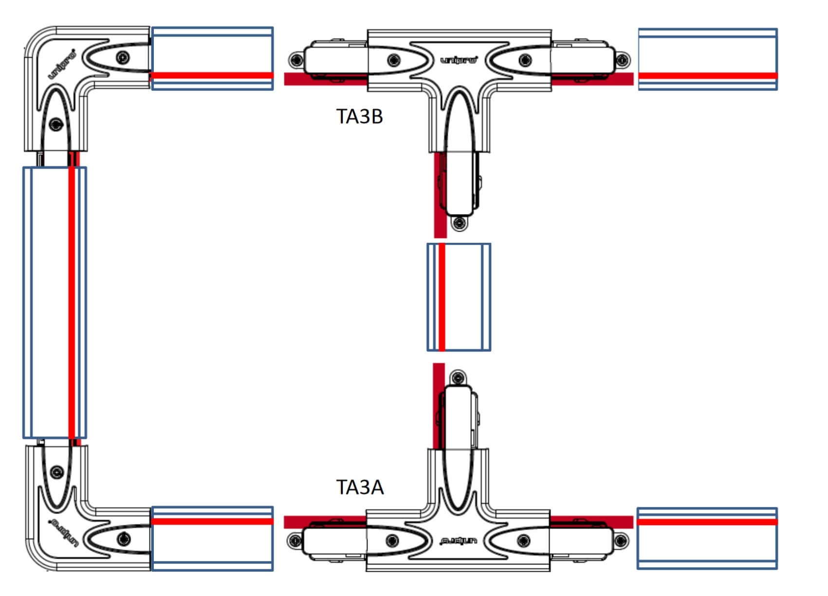 3-phase ceiling rails