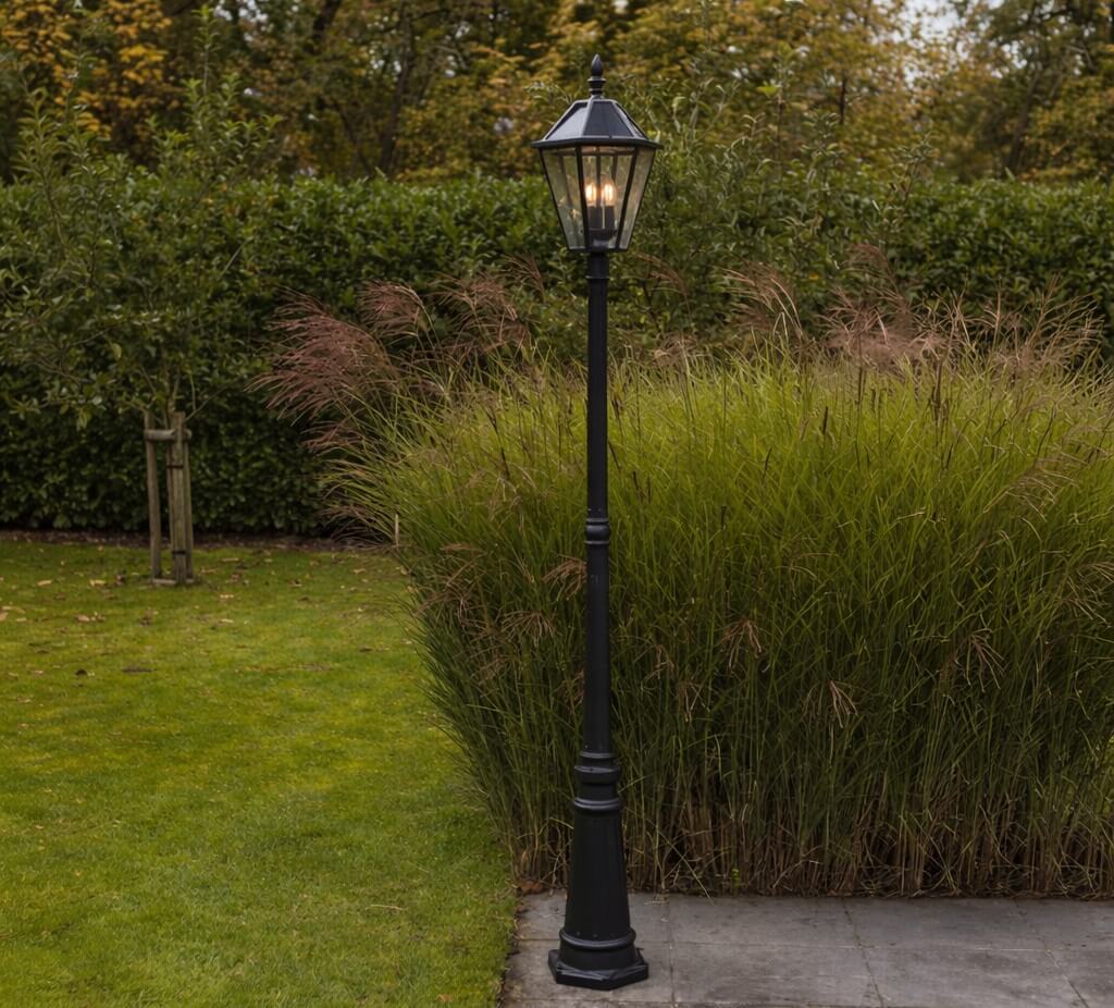 lampa ogrodowa latarnia styl retro