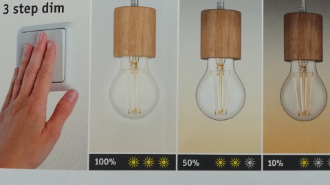 Dimming systems for lamps LED