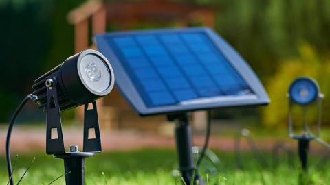 Free lighting or solar LED lamps