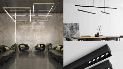 Designer LED lamps with elegant lenses