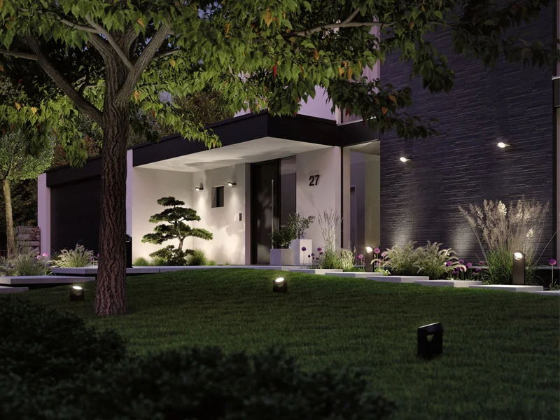 What types of outdoor LED lights are available?