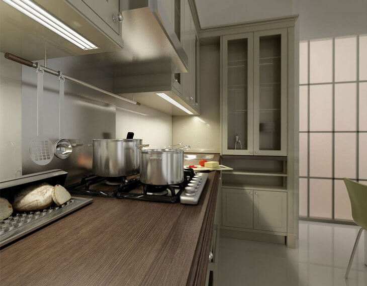 LED lighting in the kitchen