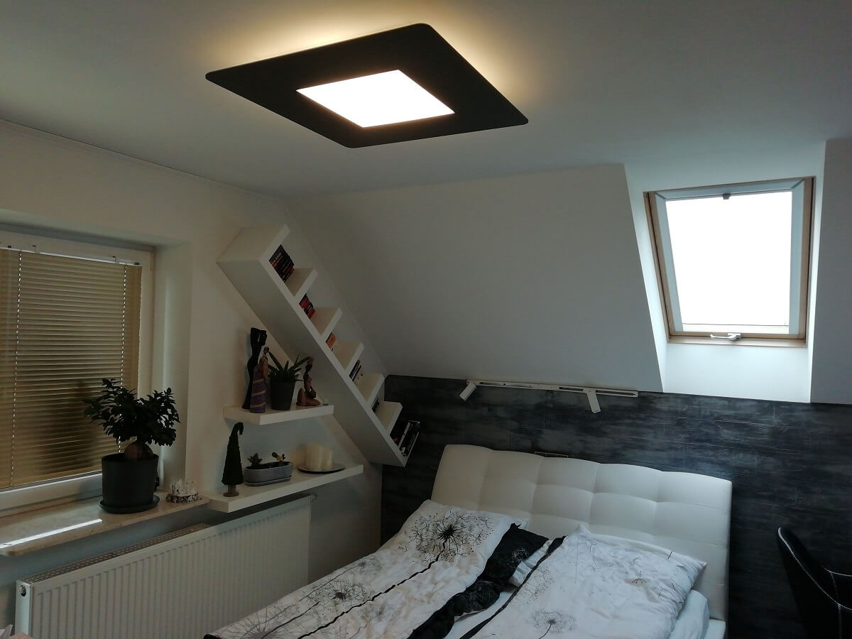 Modne oświetlenie sypialni lampami LED