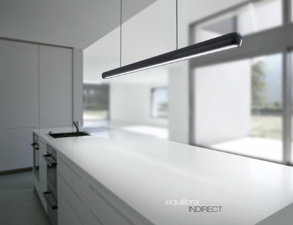 LED table and countertop lighting in the kitchen