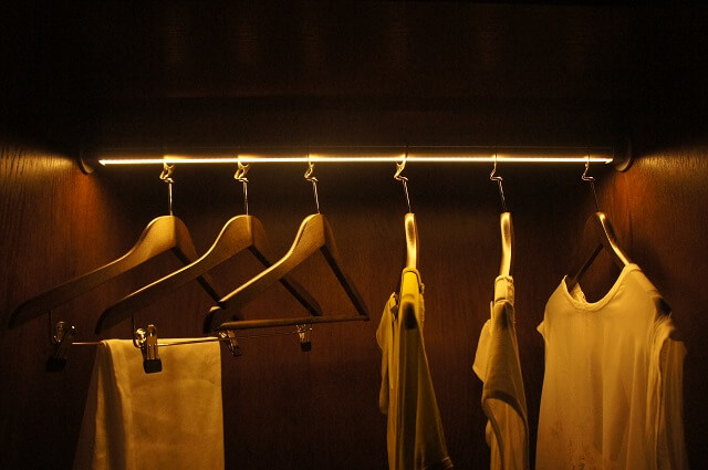  LED lighting for the wardrobe