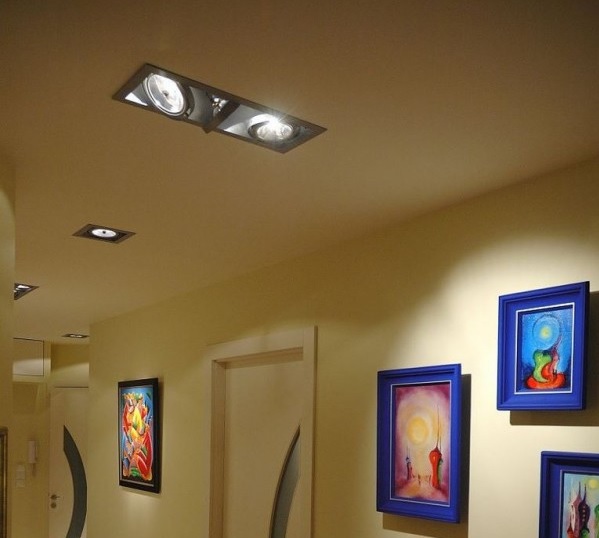Universal apartment lighting - LED ceiling fittings