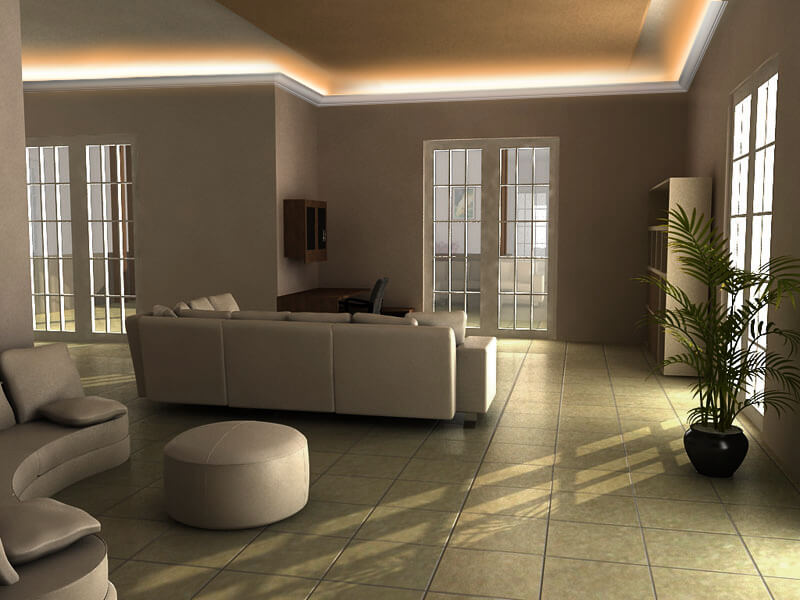  Light strips - a modern idea for wall and ceiling lighting