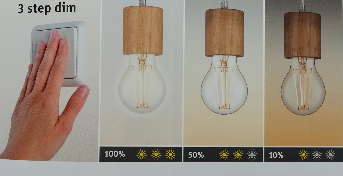 Dimming systems for lamps LED