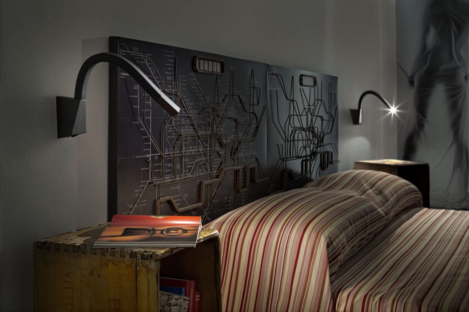 Wall lamps for reading in bed - what to choose for the bedroom?
